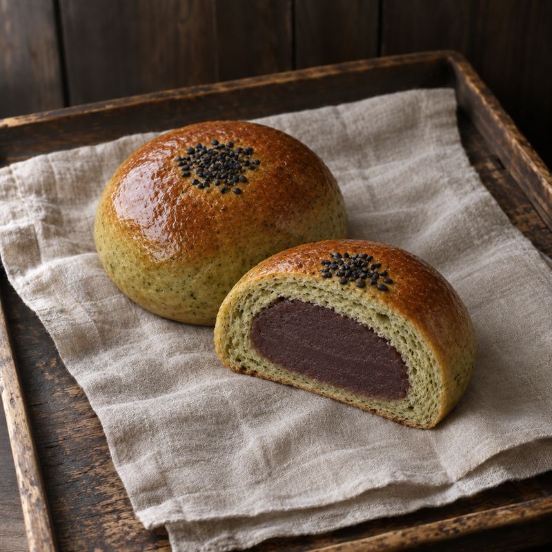 狭山茶のあんパン